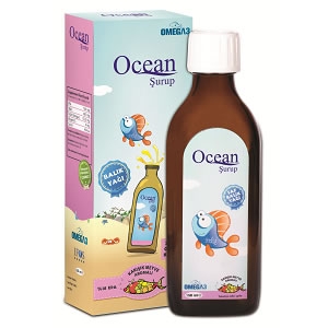 Ocean Fish Oil Tutti Frutti Şurup Karışık Meyve Aromalı
